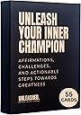 Daily Affirmation Cards to Unleash Your Best Self - 55 Cards with Empowering Quotes, Challenges & Practical Tips | Personal Growth Gift Idea for Driven Men & Women for Birthday, New Job, Christmas
