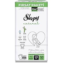 Sleepy Natural Opportunity Pack Diapers Number 1 Newborn 50 Pieces