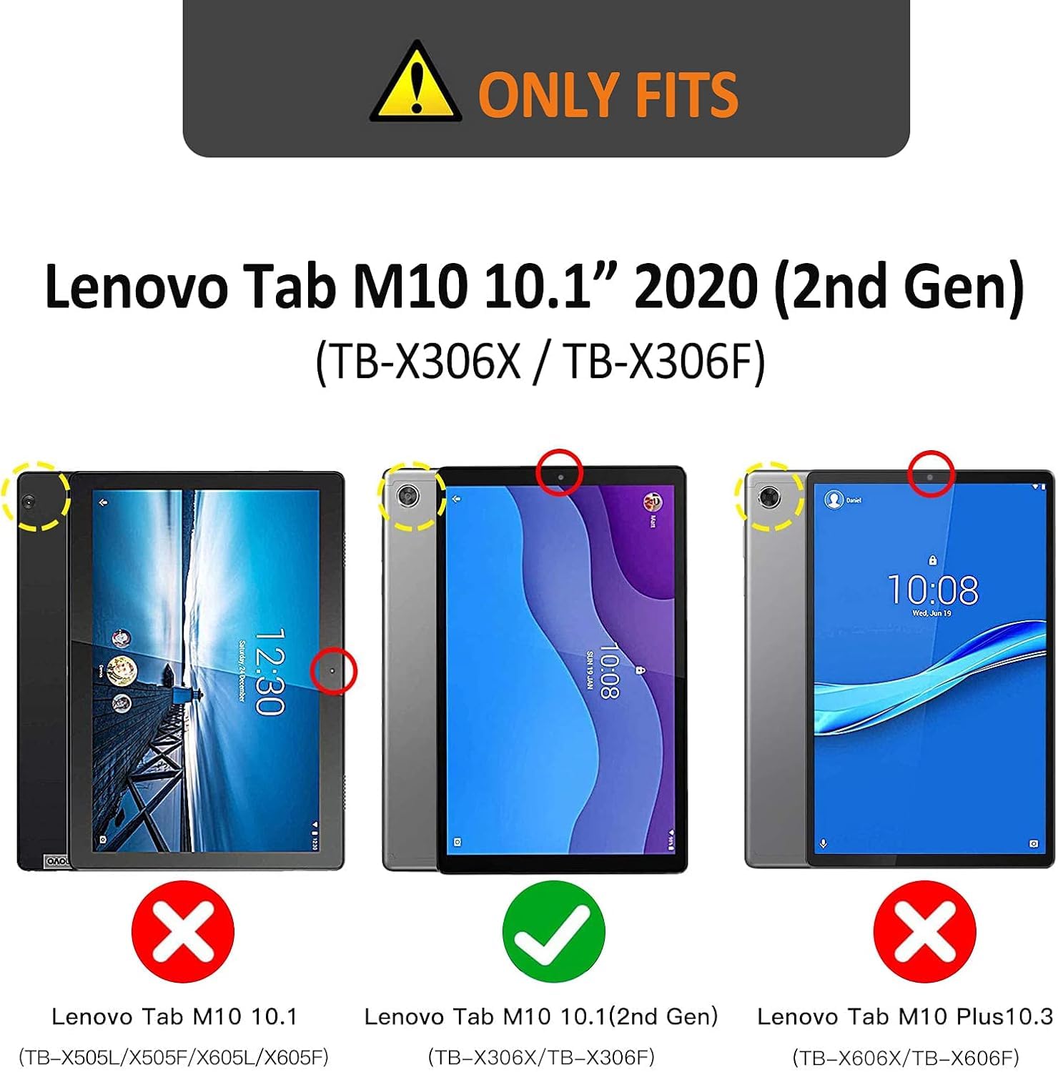 Custodia EVA Antiurto Con Maniglia Per Lenovo Tab M10 HD Gen 2 (TB-X306F/X)