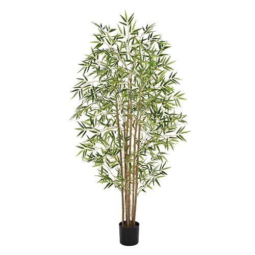Artificial Bamboo Tree, Fake Bamboo Plant 5FT Tall with 6