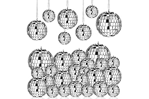 28-Pack Disco Ball Ornaments: Create a Sparkling Night Fever