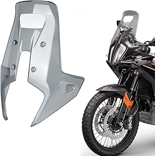 Windshield Deflectors for 790 890 ADV Adventure R Rally 2023-2024, Motorcycle Front Acrylic Wind Shield Air Deflector WindScreen Visor Accessories for 790 890 ADV R Rally (Smoke Gray)