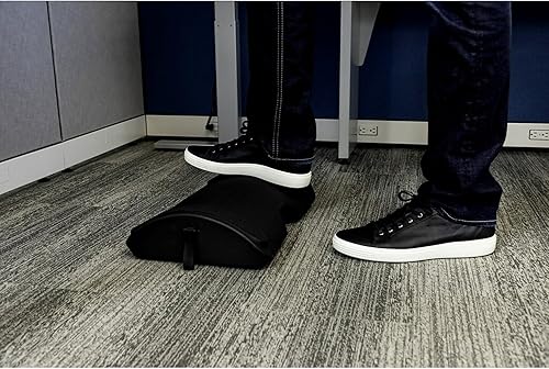 Miniatura 2 de 3M Reposapiés para escritorios de pie, mecedora de dos caras y estacionario para sentarse o estar de pie, ayuda a reducir la fatiga de piernas y