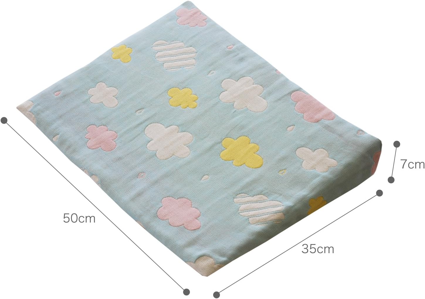 Amazon サンデシカ リーピングピロー 吐き戻し防止ベビー枕 ふわふわ6重ガーゼ くも 3134 9999 51 ベビー枕 ベビー マタニティ 通販