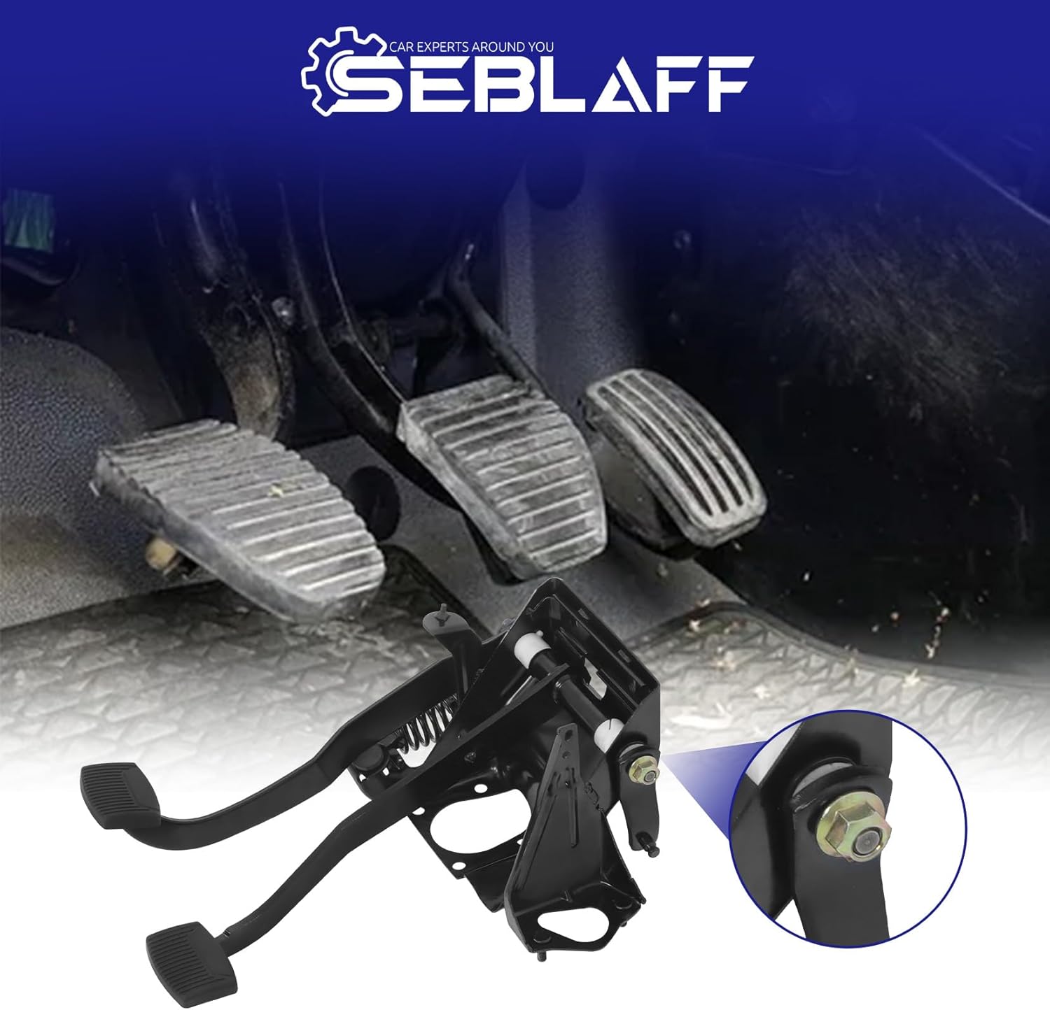 2-Pack Brake Clutch Pedal Pad Replacement for Ci-v-ic 1988-2000