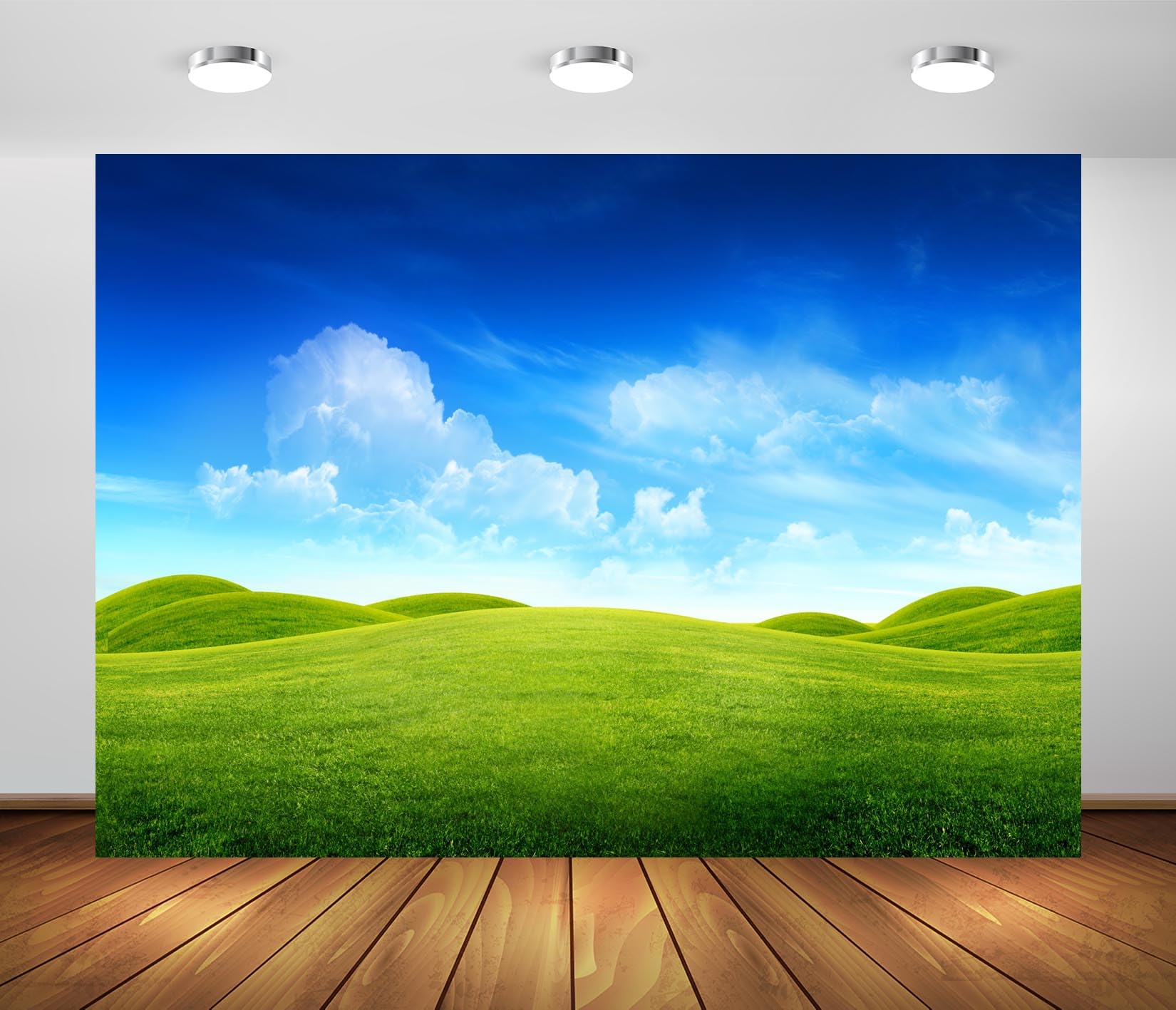 YongFoto 3x2m Panoramic Photo Backdrop Mountain Landscape Forest Lake Photography Nature Studio - View #6