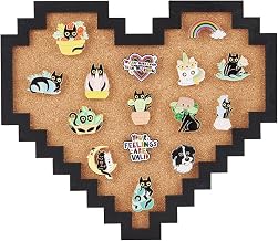 BENECREAT Heart Pin Display Cork Board