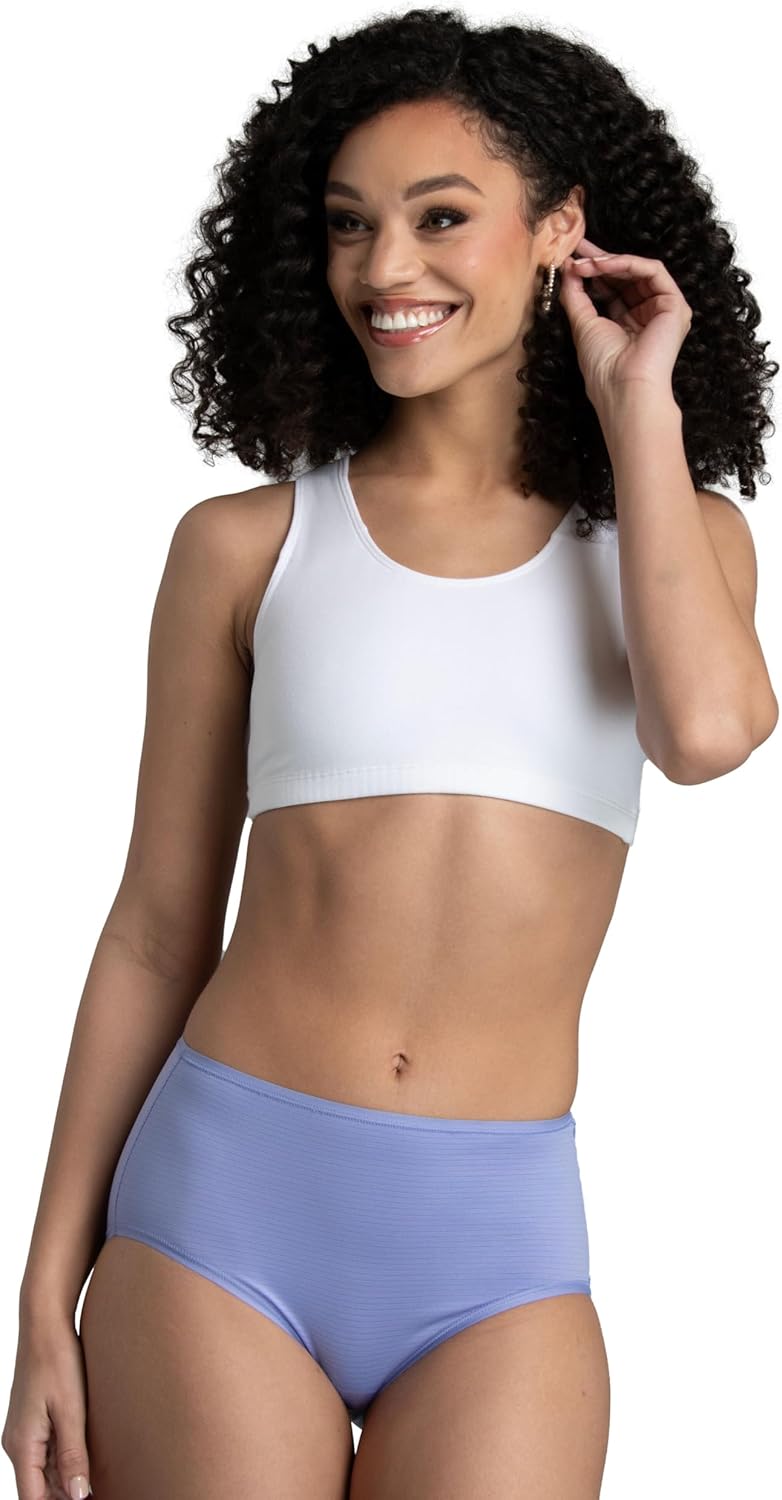 Fruit of the Loom womens Breathable Underwear, Moisture Wicking Keeps You Cool & Comfortable, Available in Plus Size - Image 5