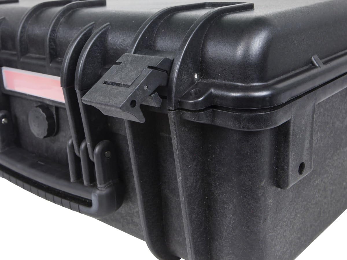 Monoprice Weatherproof / Shockproof Hard Case - Black IP67 level dust and water protection up to 1 meter depth with Customizable Foam, 19" x 16" x 8" : Electronics