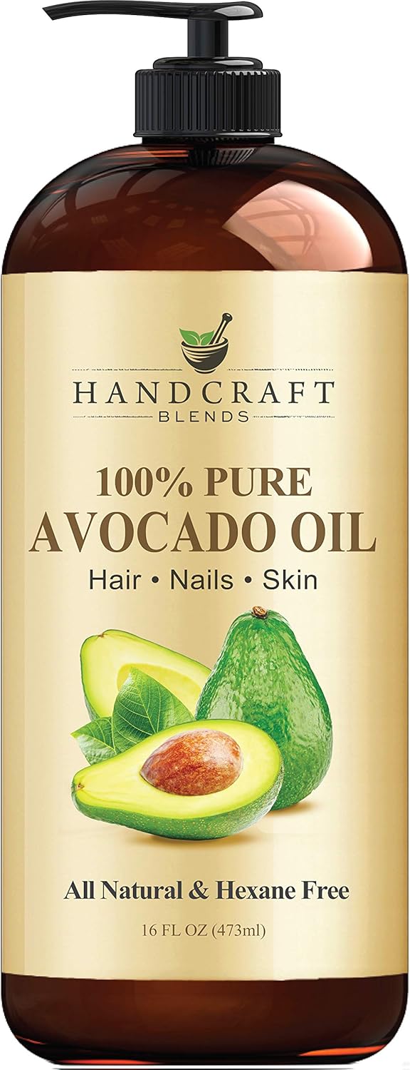 Handcraft Avocado Oil 16 fl. oz 100 Pure and Natural Hair Oil
