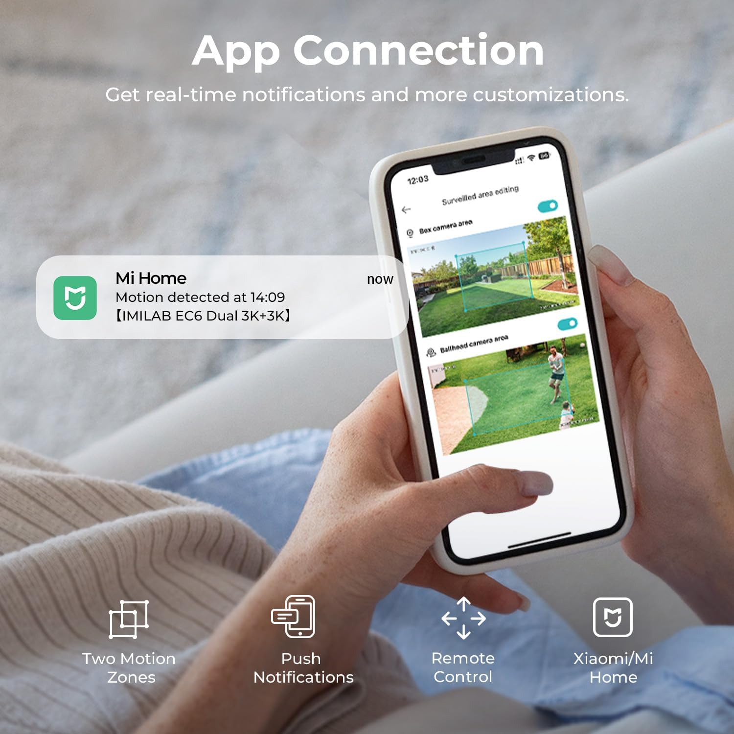 IMILAB EC6 App Connection and Motion Detection