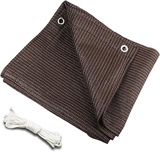 Sonnensegel, UV-beständiges Netz, Schattengitter-Planen, Gartenschatten-Plane für Pflanzenabdeckung, Gewächshaus, Scheune oder Zwinger, Blumen, Pflanzen, Outdoor-Sonnenschutz, 3 x 3 m (10 x 10 Fuß)