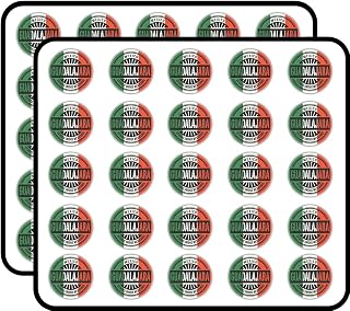 Guadalajara Mexico World Flag Stamp Art Decor Sticker for Scrapbooking, Calendars, Arts, Kids DIY Crafts, Album, Bullet Journals 50 Pack