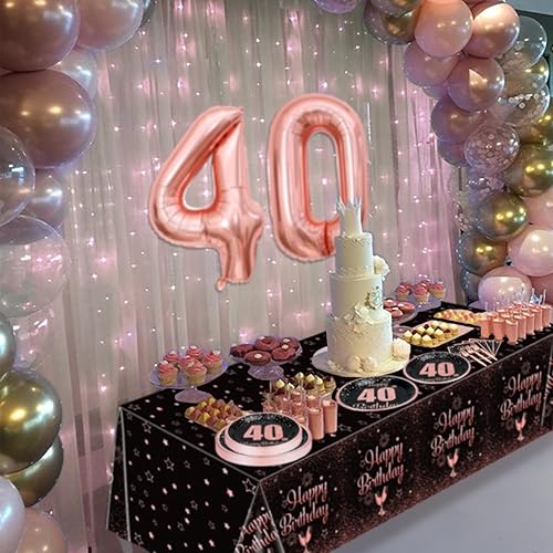 Vista 48 de Suministros para fiestas de perros, sirven 20 – 81 piezas, platos, servilletas, manteles, tenedores, juego para perros, decoración de fiesta