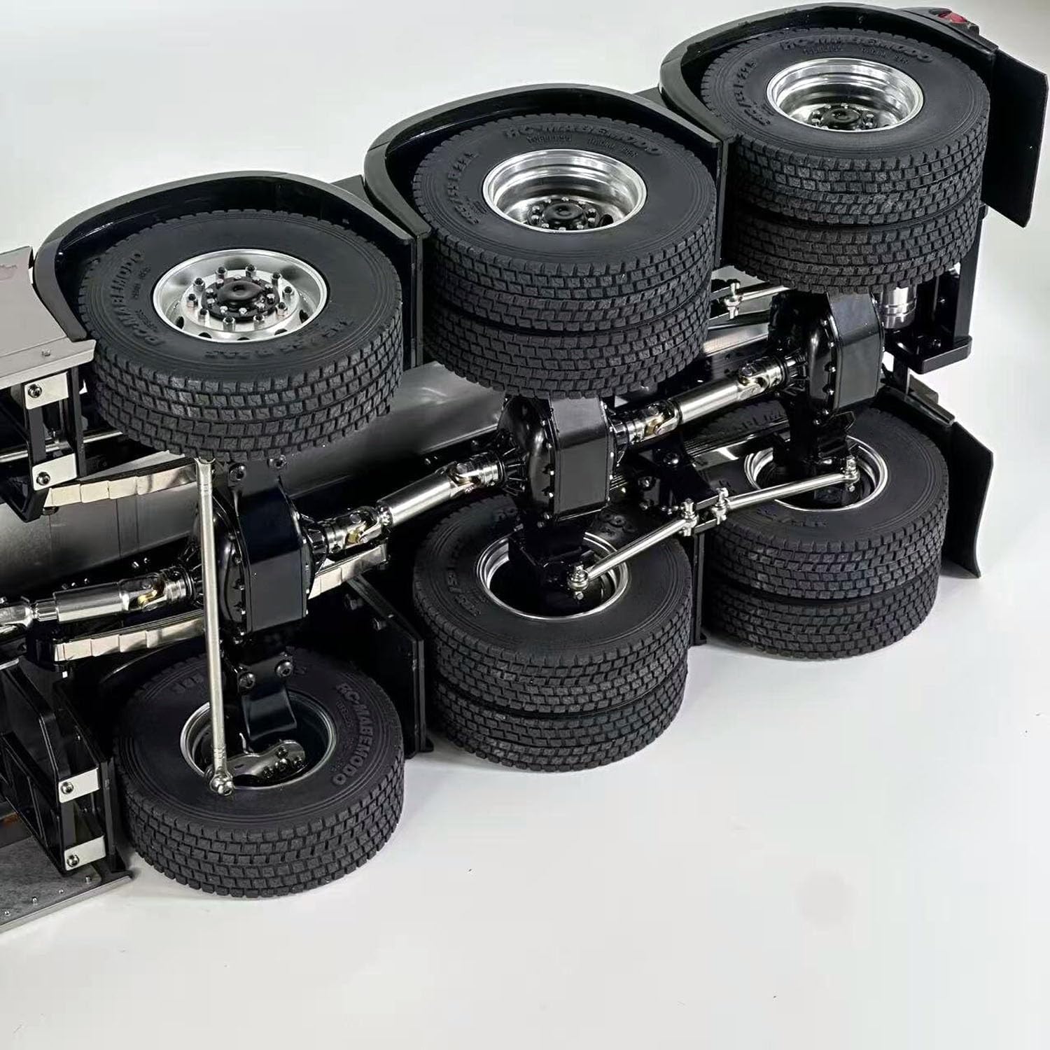 Metal Chassis 1/14 8x8 Remote Control Tractor Truck 2Speed Gearbox RC Lorry Car Light System Sounds Flysky Radio Openable Doors Hobby Grade Model for Ages 14+
