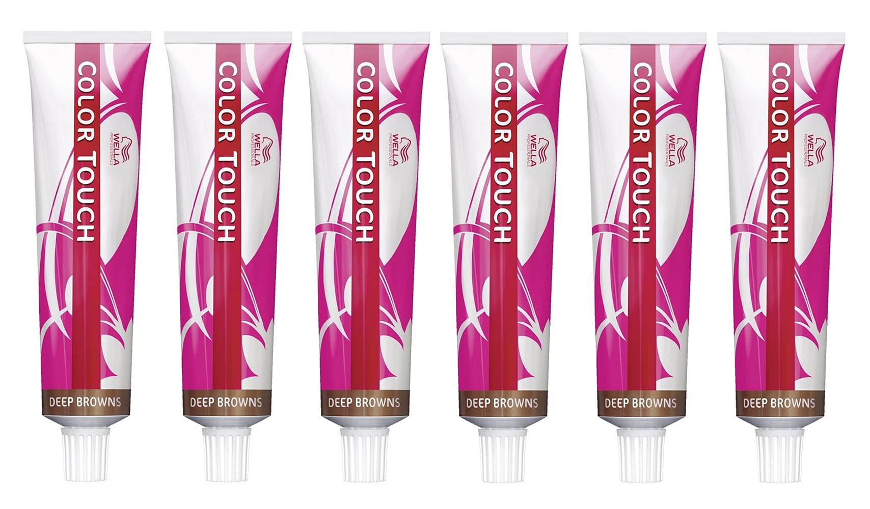 6er Wella Professionals Color Touch 3/68 Dunkelbraun Violett Perl 60 ml