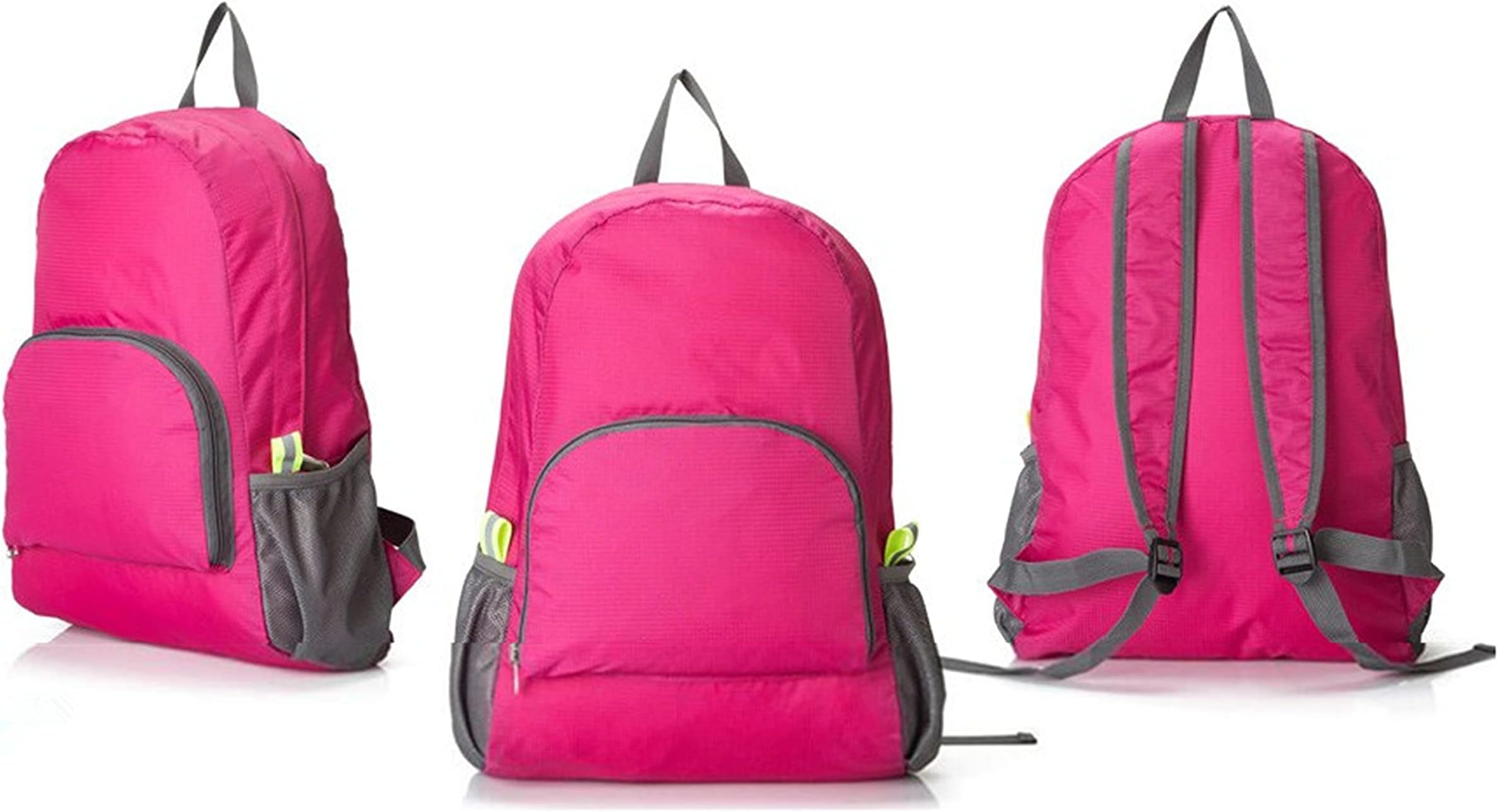 PAXLamb Backpack Foldable Waterproof (Rose Red)
