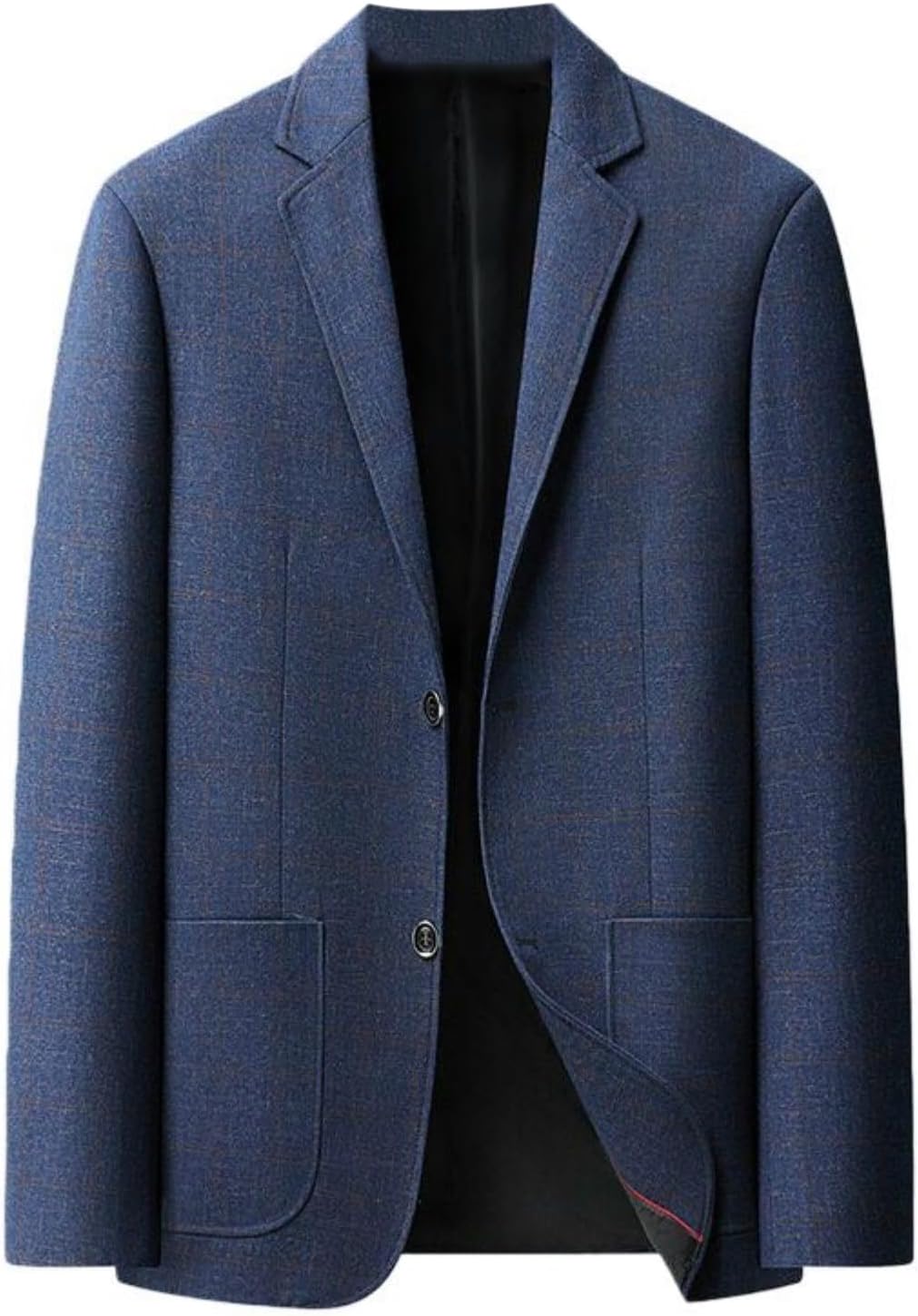 Men's Spring Middle-Aged Plaid Simple Versatile Business Casual Blazer