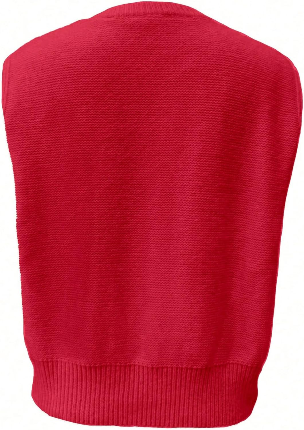 Verdusa Women's Cable Knit Sweater Vest Sleeveless Tops Festival Nye Outfits Preppy Clothes