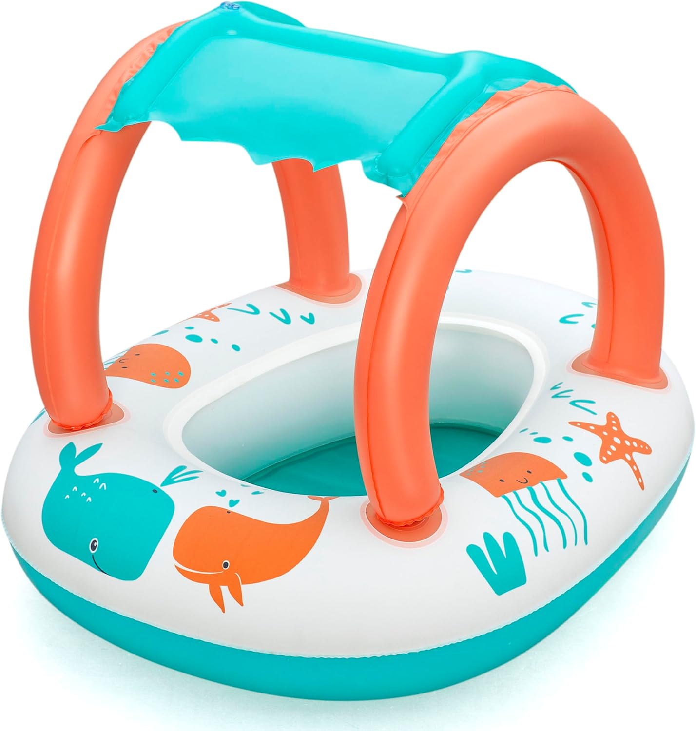 Bestway Gölgeli Konfor Peluş Bebek Teknesi 33 x 26 İnç veya 84 x 67 cm