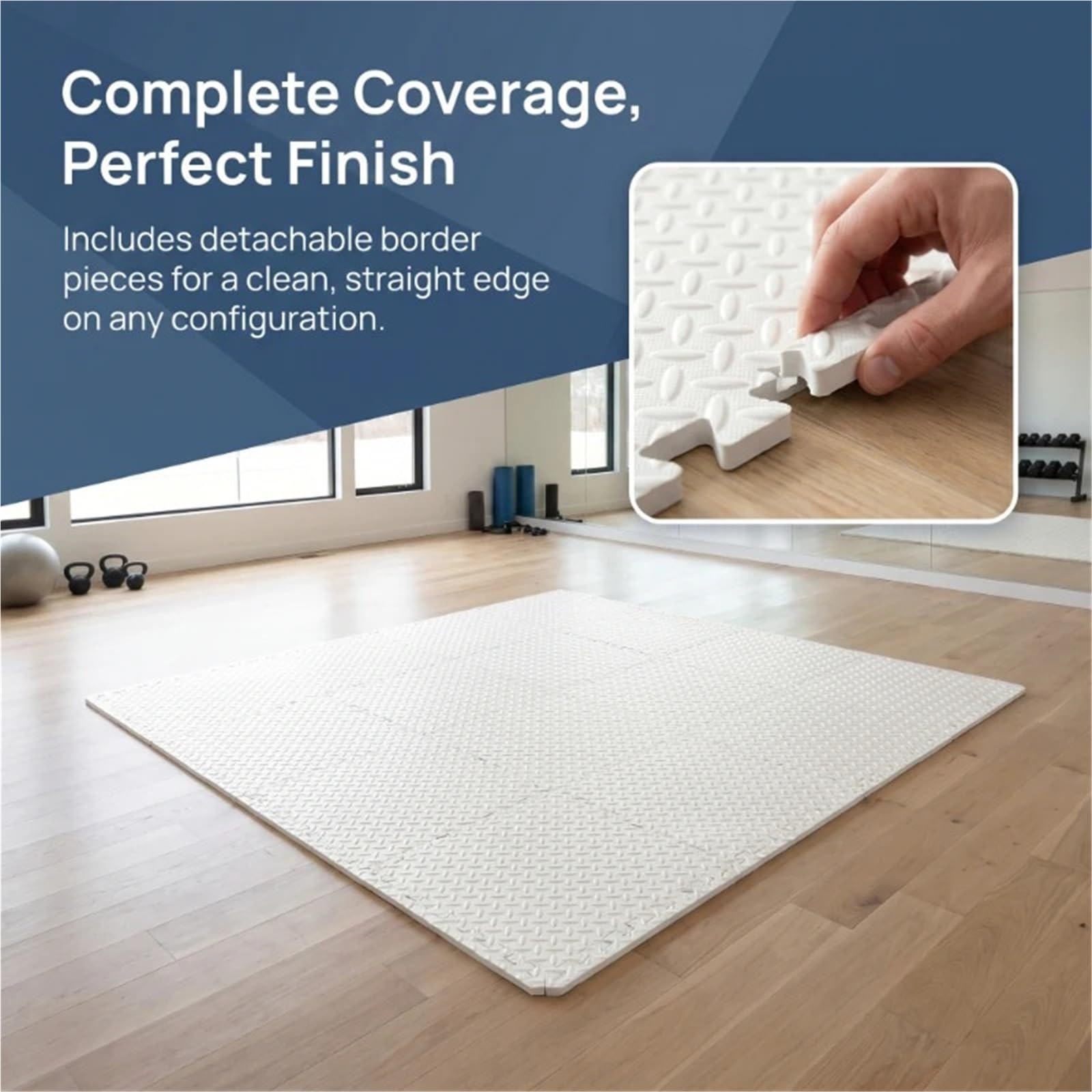 Tappeto Da Fitness A Puzzle Tappetini in schiuma EVA da 14 pezzi 2 cm 30x30 impermeabili