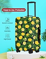 Vista 8 de URBEST Funda protectora para maleta, antiarañazos y suciedad, Otoño de vidrieras