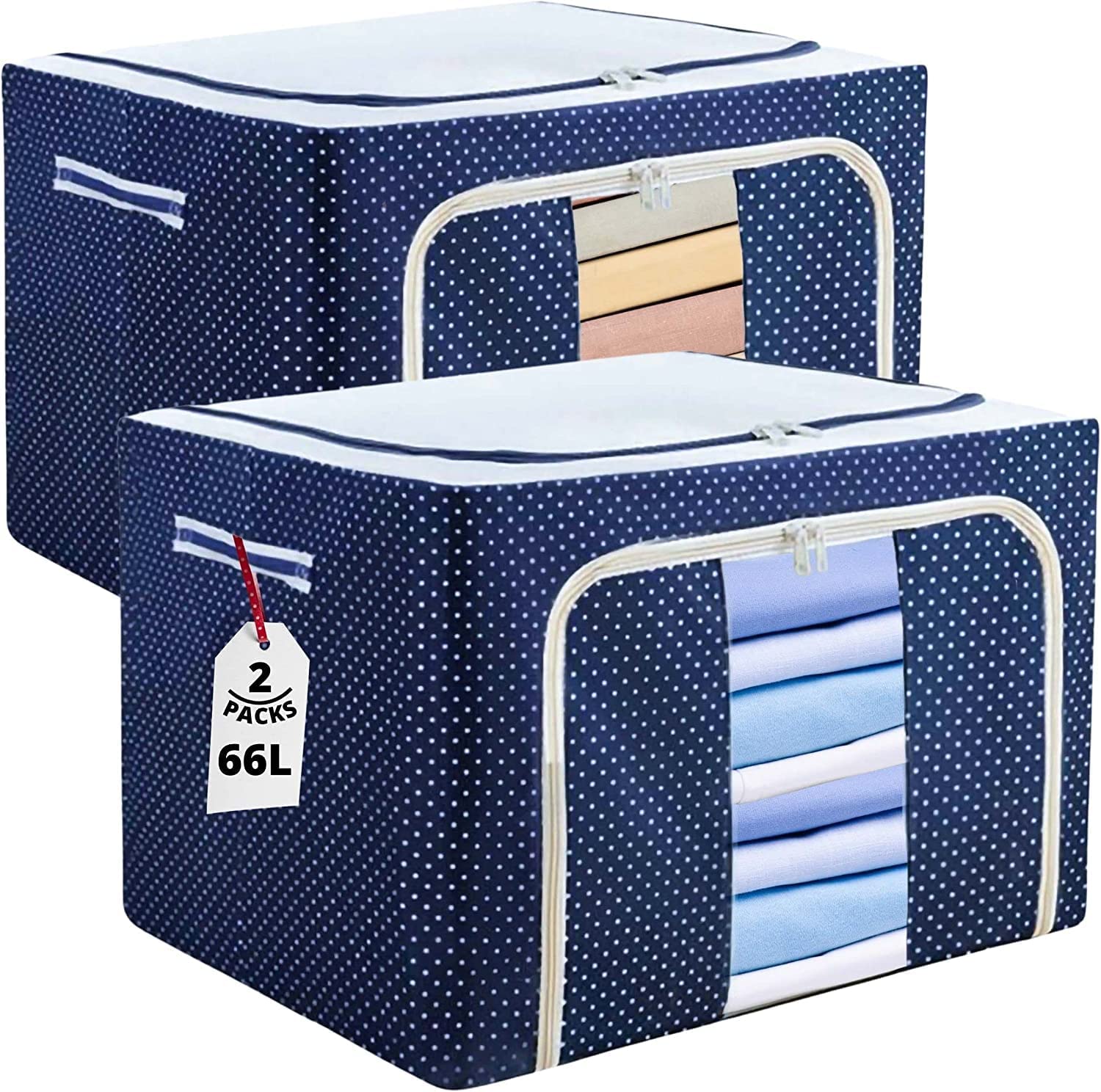 Multipurpose Storage Boxes for clothes Oxford Foldable Stackable Cloth