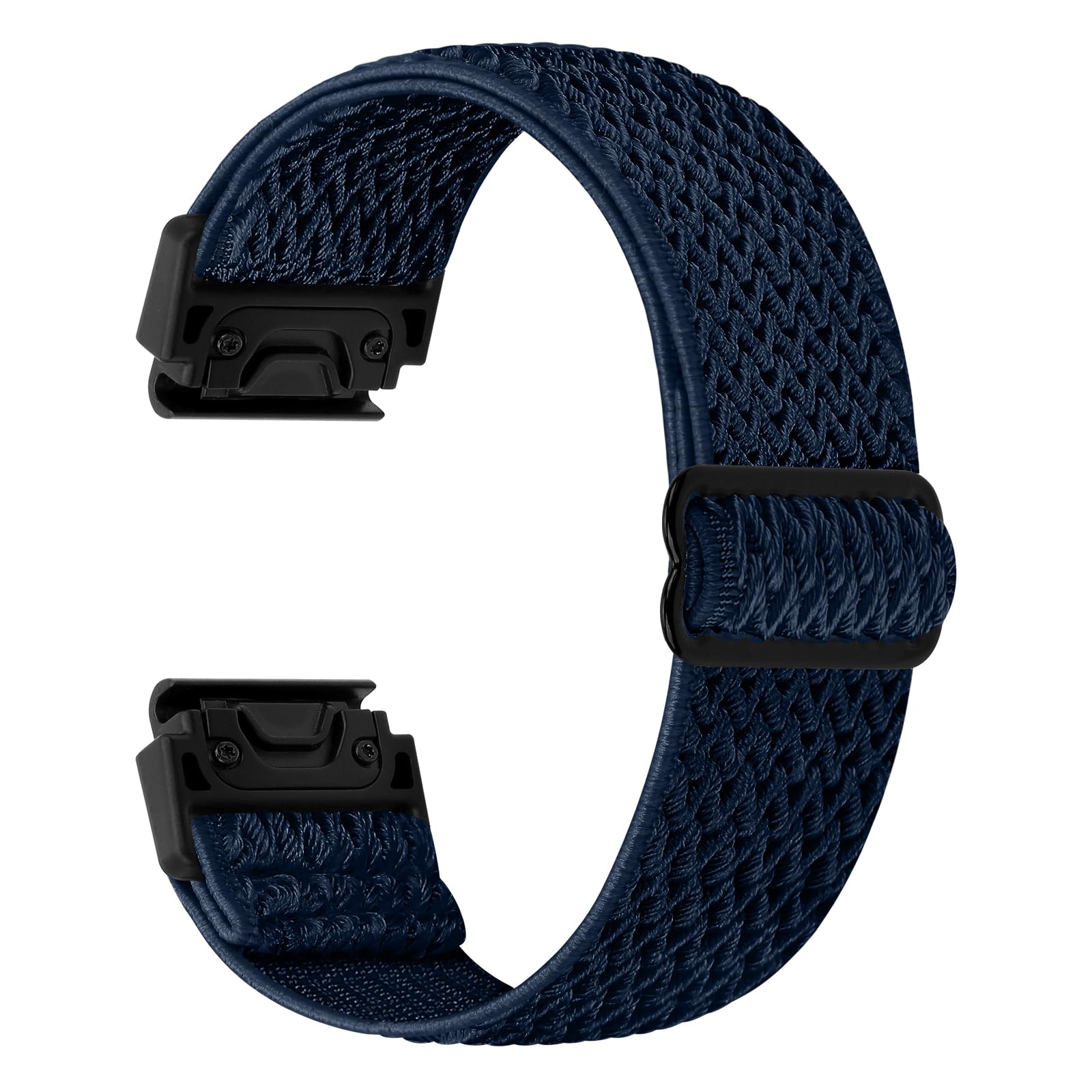 TumCez 22mm QuickFit Armband für Garmin Fenix 8 47mm/Fenix E 47mm/Fenix 7/Fenix 7 Pro/Fenix 6/6 Pro/Fenix 5/5 Plus/Epix Gen 2 Armband, Elastisch Nylon Ersatzarmband für Approach S62/S60