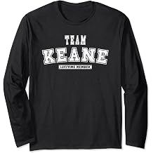 Team KEANE Lifetime Member Family Last Name Long Sleeve T-Shirt
