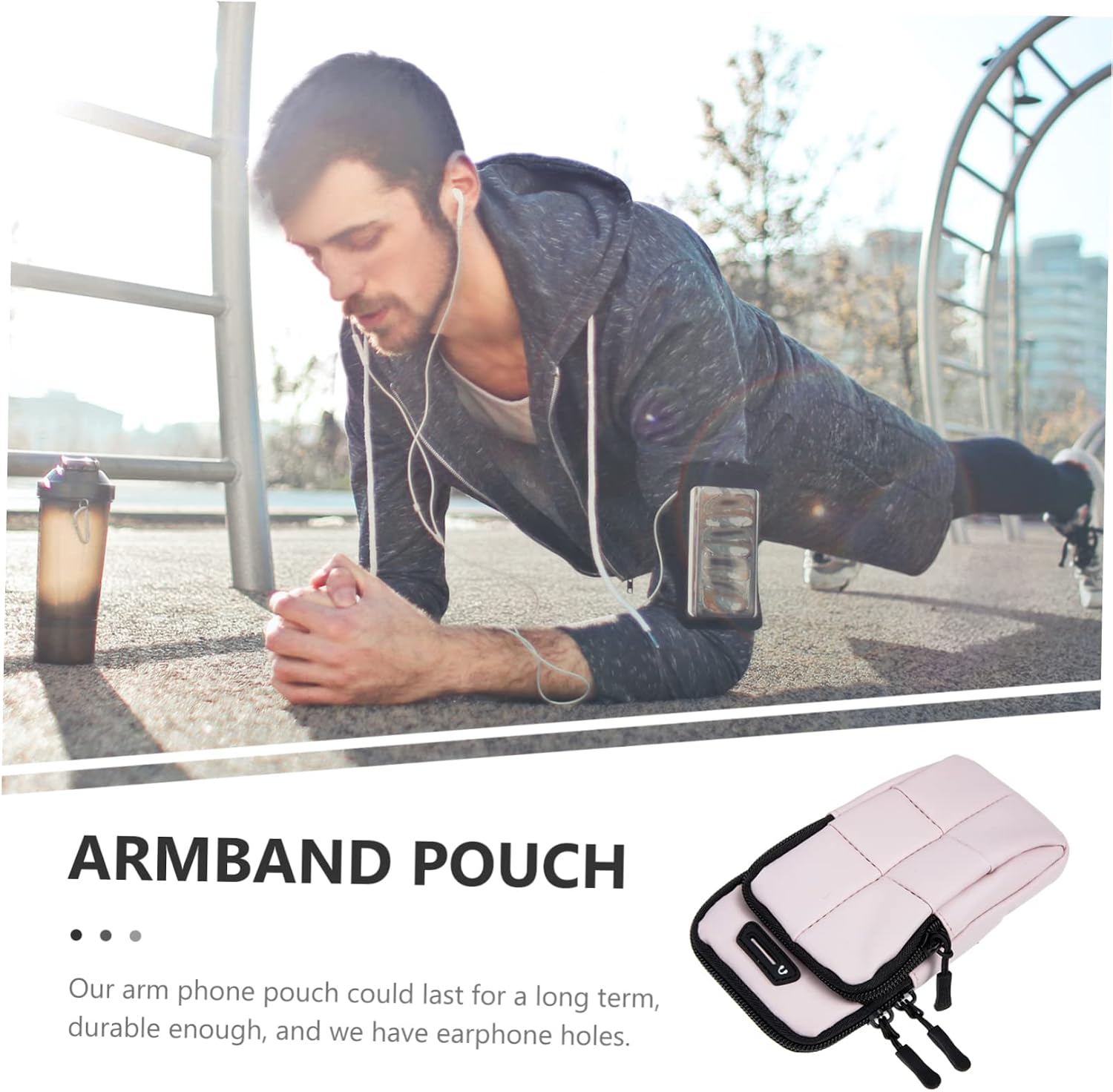 Armband Cell Phone Holder Workout Arm Bands Running Arm Pouch for Outdoor Activities