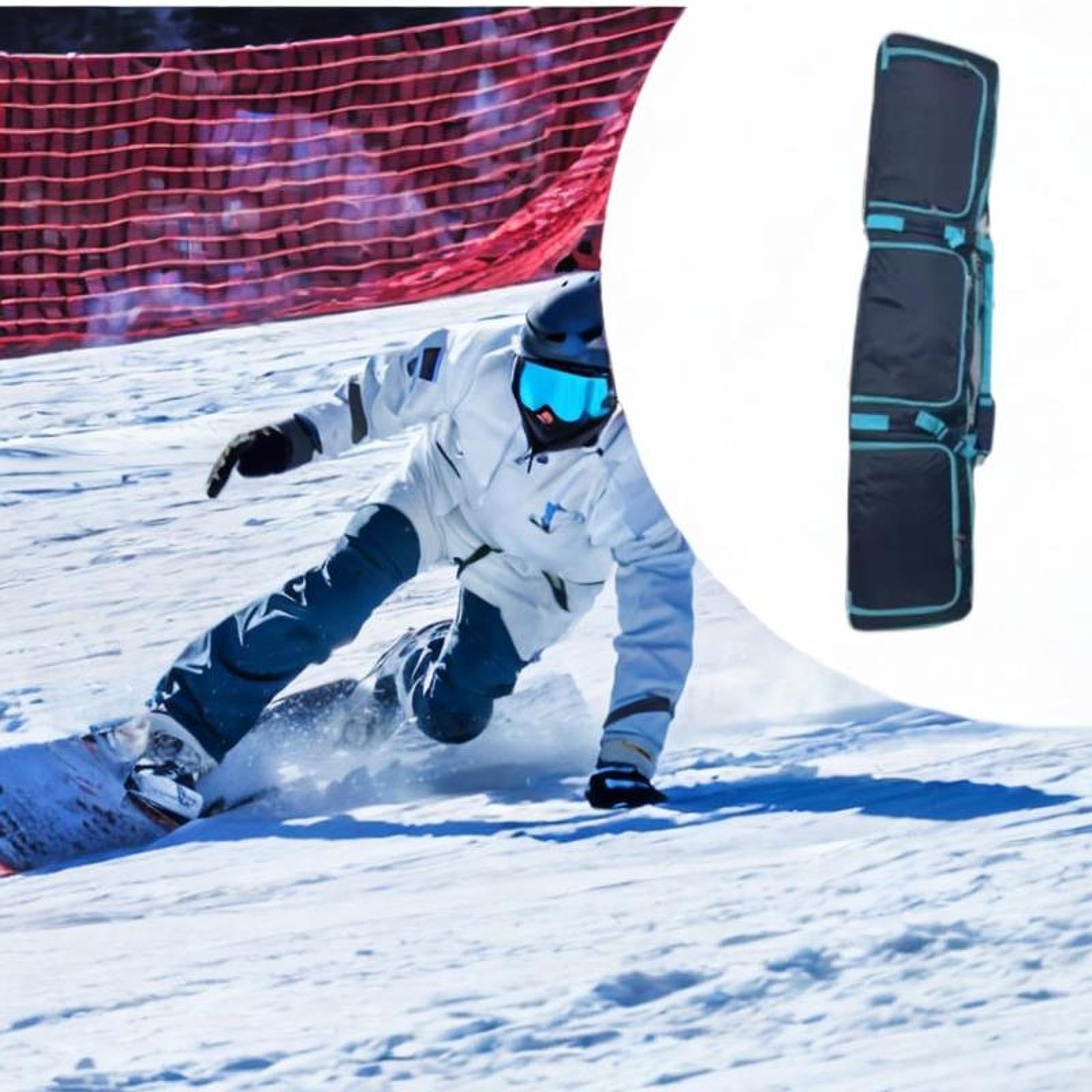 Borsa portasci e snowboard con ruote, grande capacità, per riporre gli sci in inverno