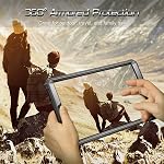 Fintie Shockproof Case for Samsung Galaxy Tab A7 Lite 8.7 inch 2021 Model (SM-T220/T225/T227), Tuatara Rugged Unibody Hybrid Full Protective Bumper Kickstand Cover w/Built-in Screen Protector, Black