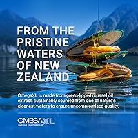 Vista 6 de Suplemento Omega XL saludable para las articulaciones con omega 3 y 30 ácidos grasos esenciales, en 120 cápsulas