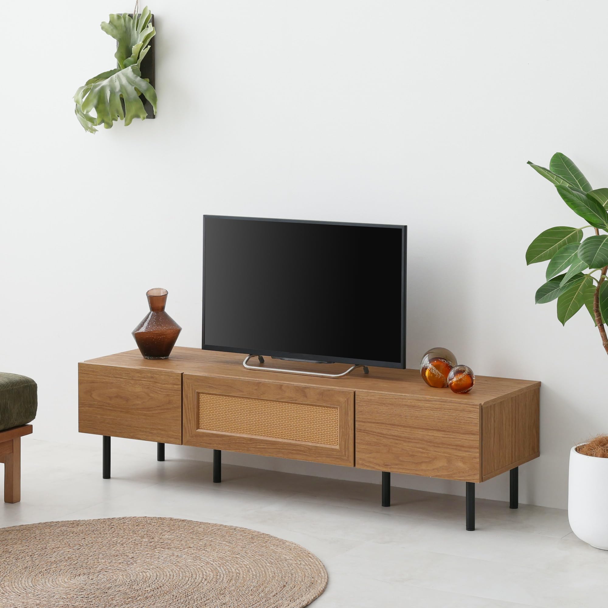 Amazon｜VENTOTA テレビボード 140cm幅 テレビ台 50型対応 脚付き TV台