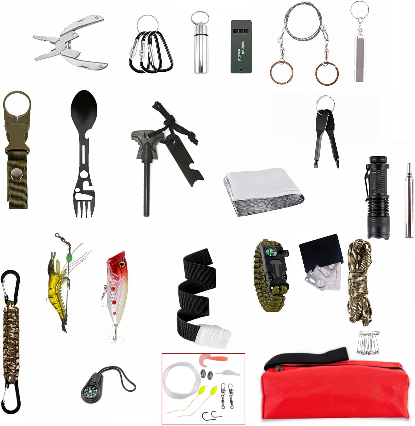 Survival Kit Advent Calendar for Men - Survival Tools Advent Calendar for Adult Teen 2025, 24 Days Christmas Countdown - with Outdoor Tools - Perfect