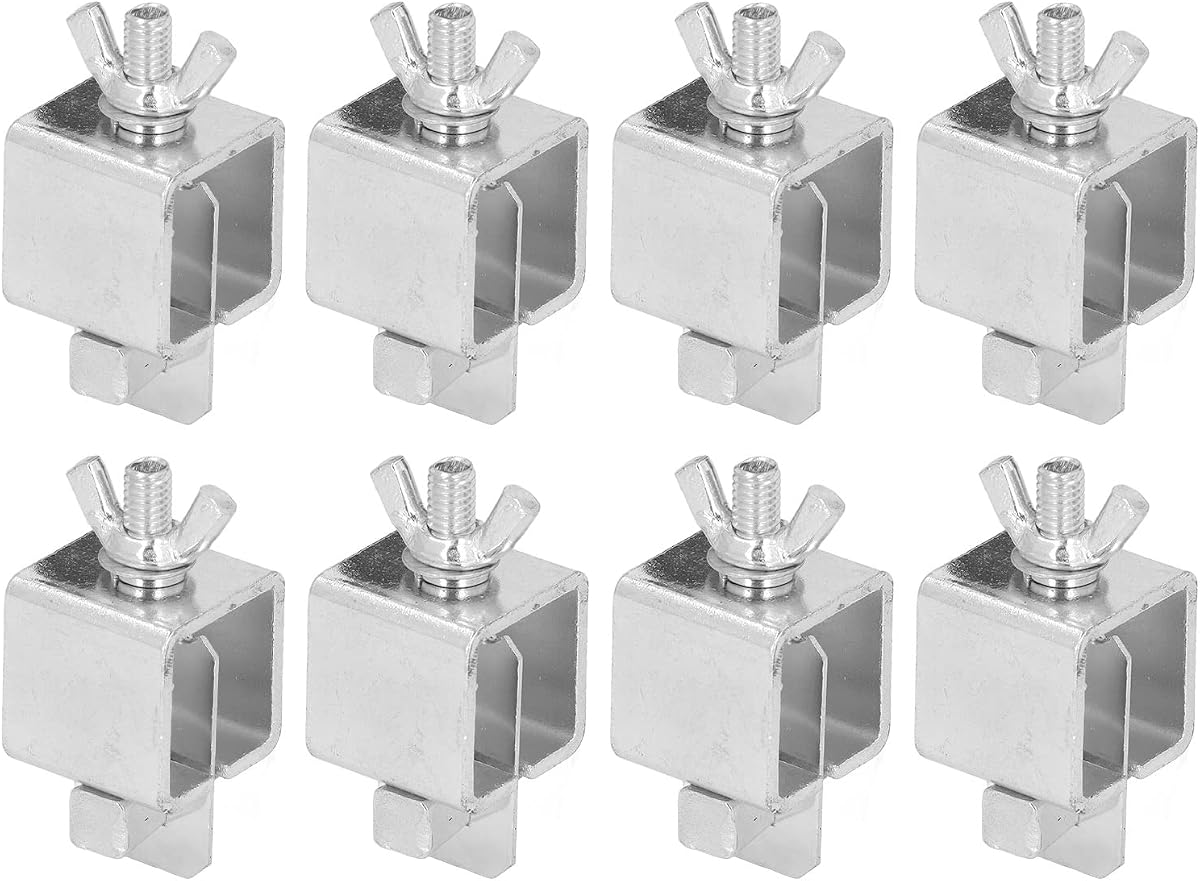 Butt Welding Clamp, Sheet Metal Welding Clamp, Sheet Metal Welding, for Automobiles, Trucks, Door Skin Panels, Stepless Welding, Top and Bottom Alignable, Galvanized Steel, 8 Pieces