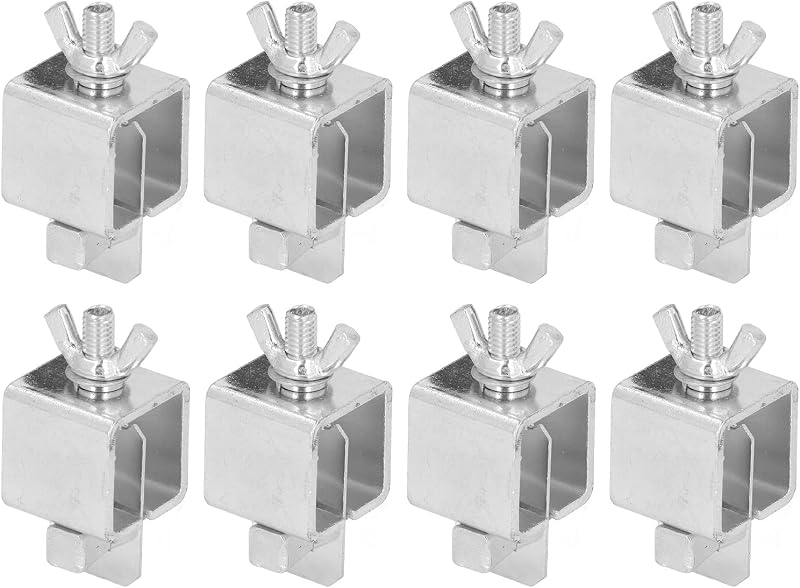 Butt Welding Clamp, Sheet Metal Welding Clamp, Sheet Metal Welding, for Automobiles, Trucks, Door Skin Panels, Stepless Welding, Top and Bottom Alignable, Galvanized Steel, 8 Pieces