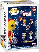 Vista 3 de Funko Pop! Marvel: Holiday - Iron Man with Bag - Marvel Comics - Figura de vinilo coleccionable - Idea de regalo - Mercancía oficial - para niños
