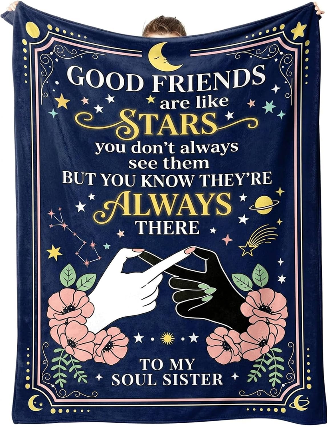 Best Friend Birthday Gifts for Women, Bestie Gifts, Throw Blanket 60" x 50"