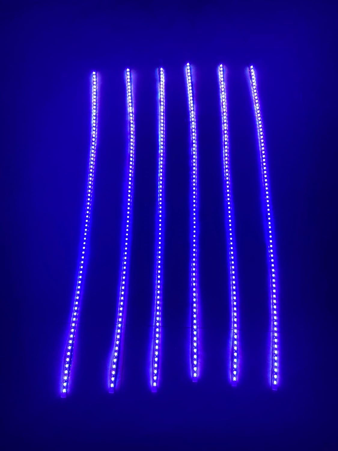 6PCS 3FT 90CM 36" Single Row RGB Dream Color Chasing Flow Dynamic Addressable LEDs Light Strips Bluetooth + Remote for Car Truck Vehilce Polaris Slingshot S/R/SL/SLR/GT