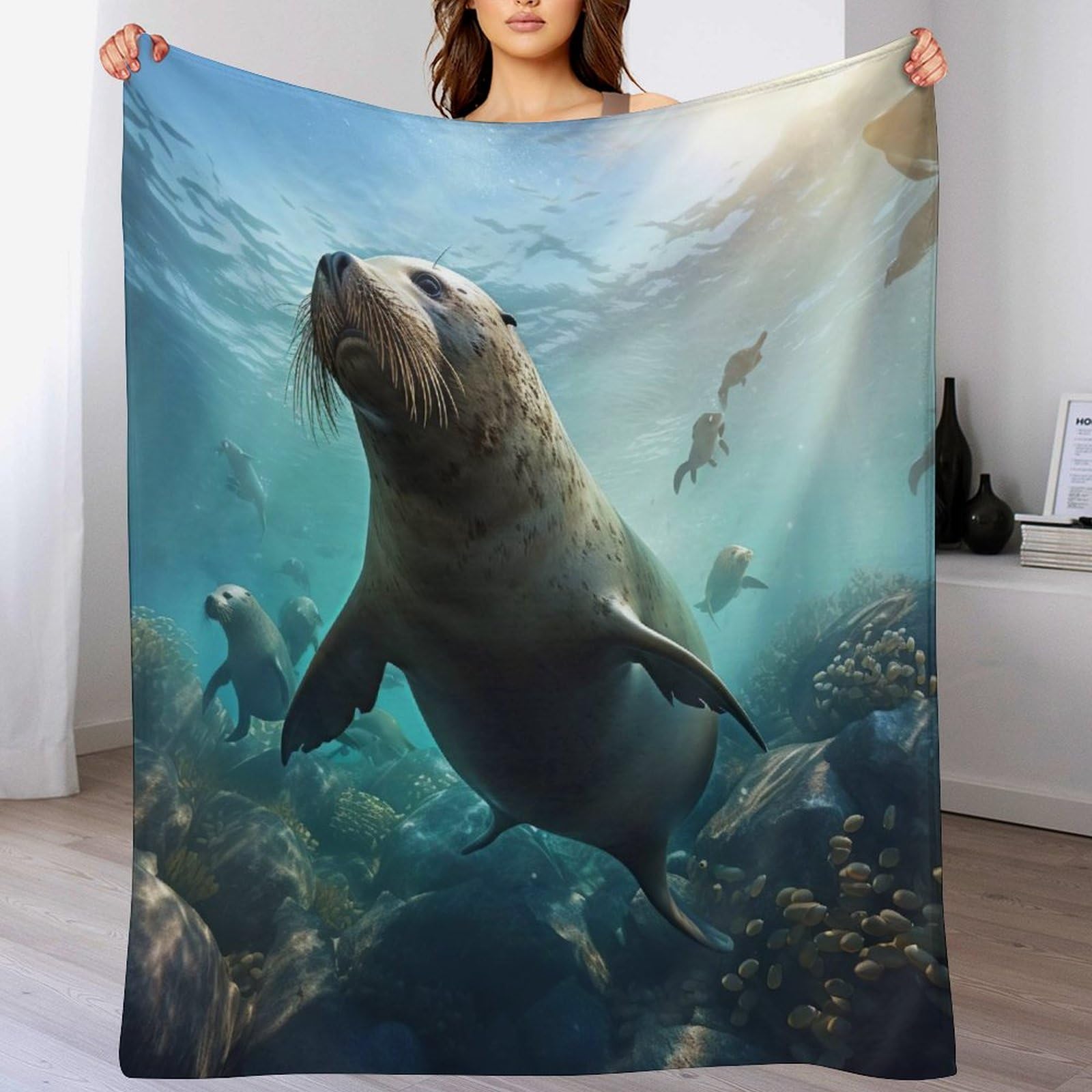Manta de forro polar calida 130x150cm de franela comoda