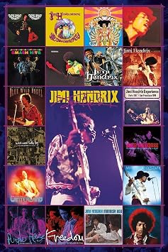 NMR Jimi Hendrix Album يغطي ملصق مغلف - 24.5 &times; 36.5 بوصة"