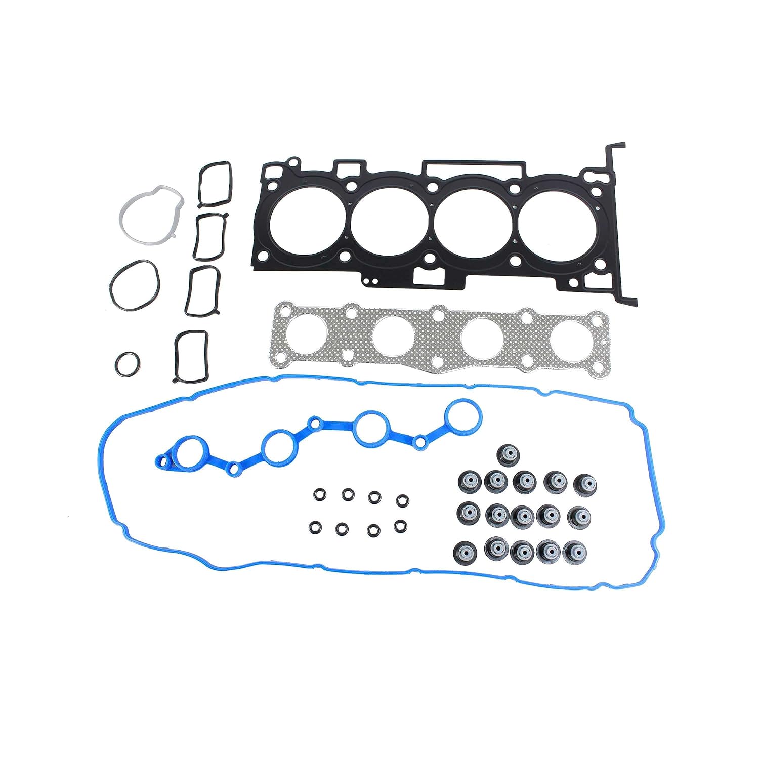 DNJ HGB181 Cylinder Head Gasket Set with Head Bolt Kit for 2009-2013 Hyundai, Kia Forte, Forte Koup, Forte5 2.4L L4 16V DOHC 2359cc