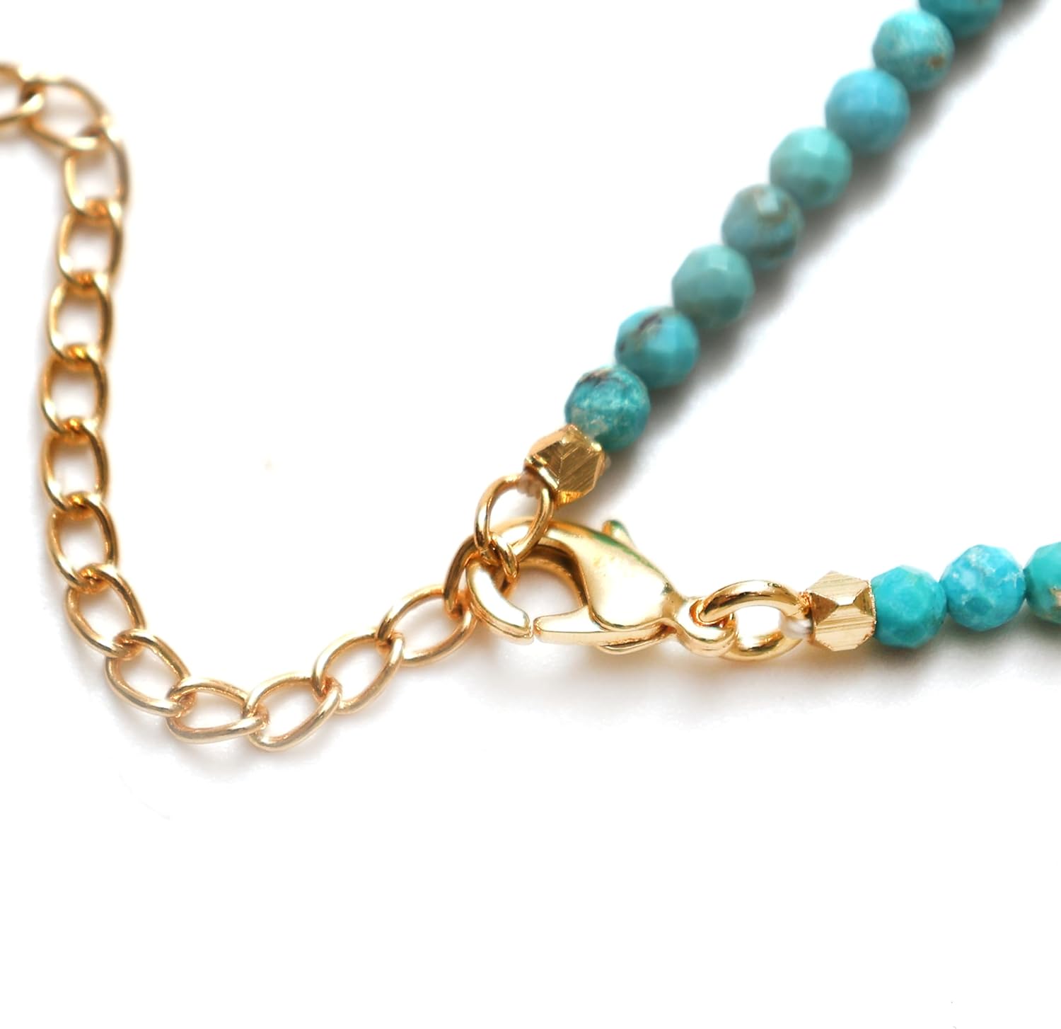 Gempires Natural Gemstone Beaded Necklace Handmade Crystal Jewelry Hypoallergenic 20 Inch Gold Plated Trendy Everyday Fashion Jewelry For Women - Image 3