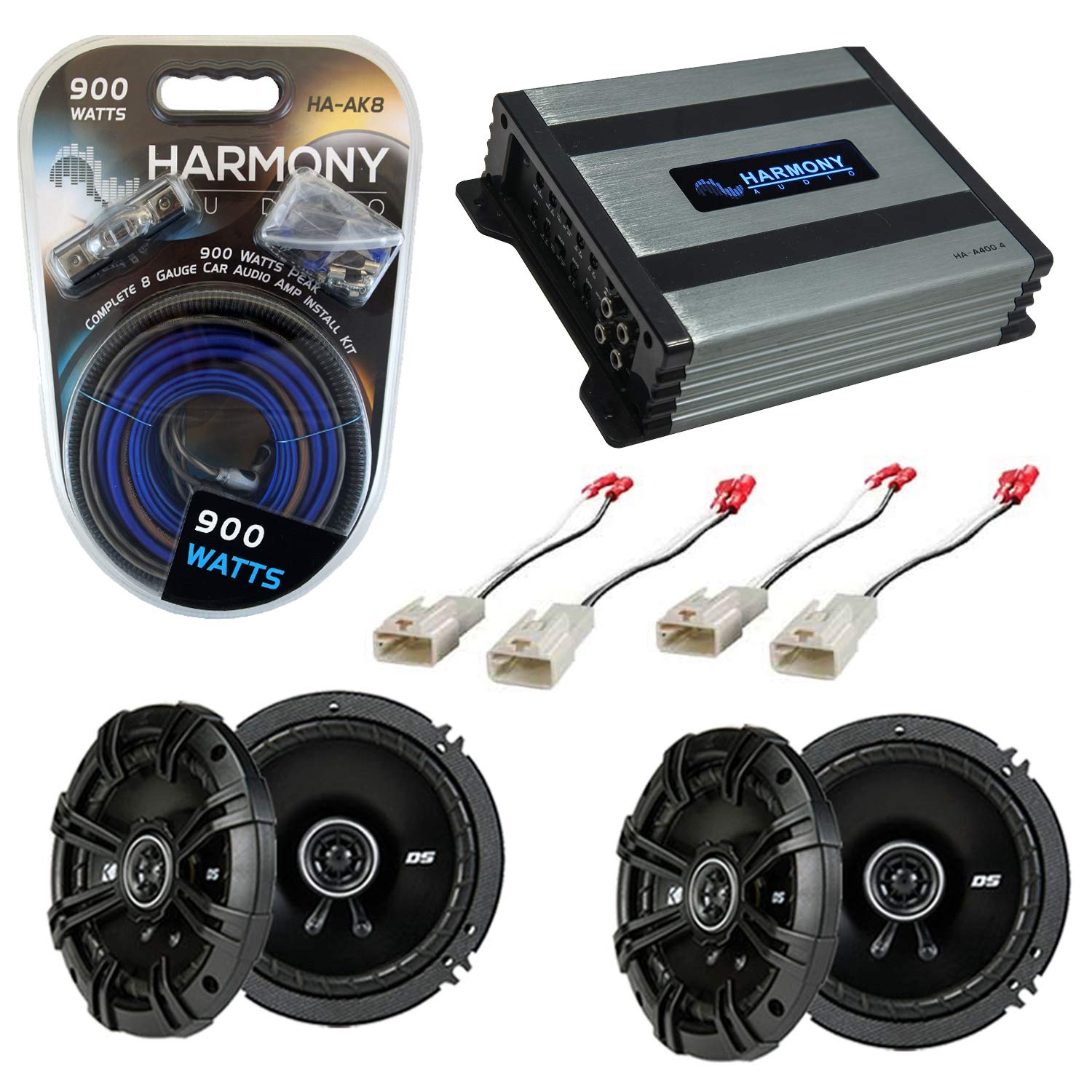 Amazon.com: Kicker DSC65 Speaker Replacement and HA-A400.4 Amp