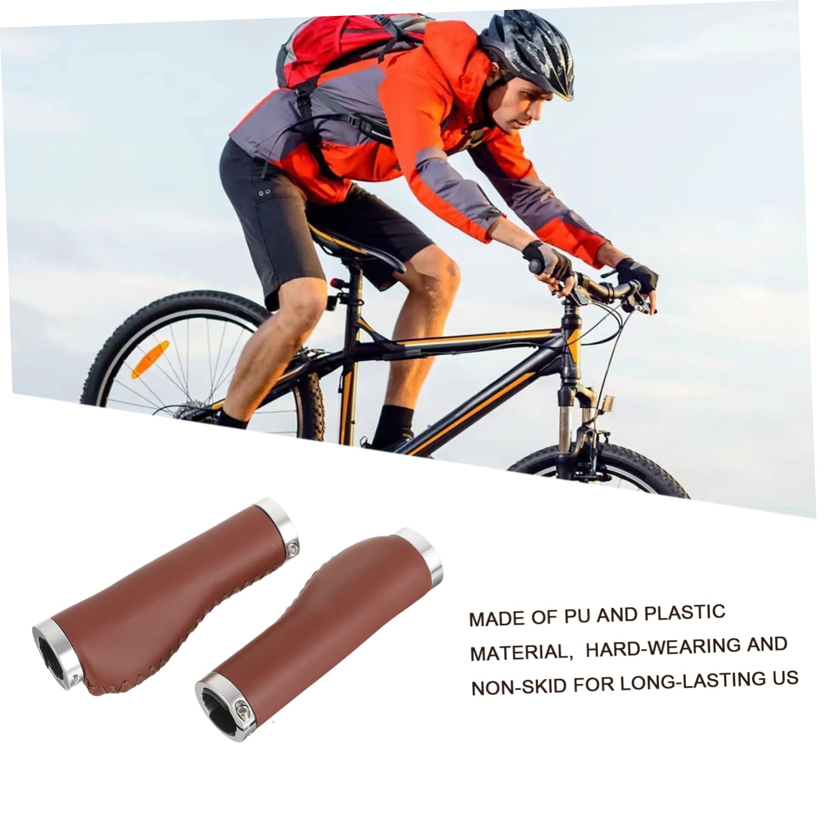 VANZACK 4pièces Poignées De Guidon De Vélo Antidérapantes pour Vélo De Montagne Accessoires Pratiques Et Confortables pour Cyclisme