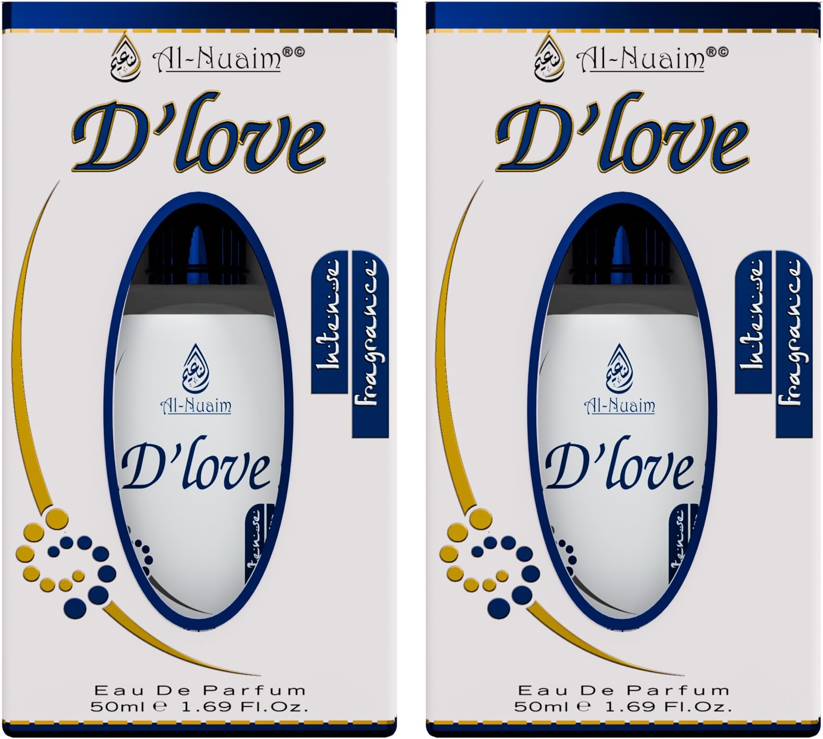 Deep Love Eau De Parfum for Men & Women - Pack of 2 (50ml Each) | EDP Perfume | Long Lasting & Luxury Fragrance