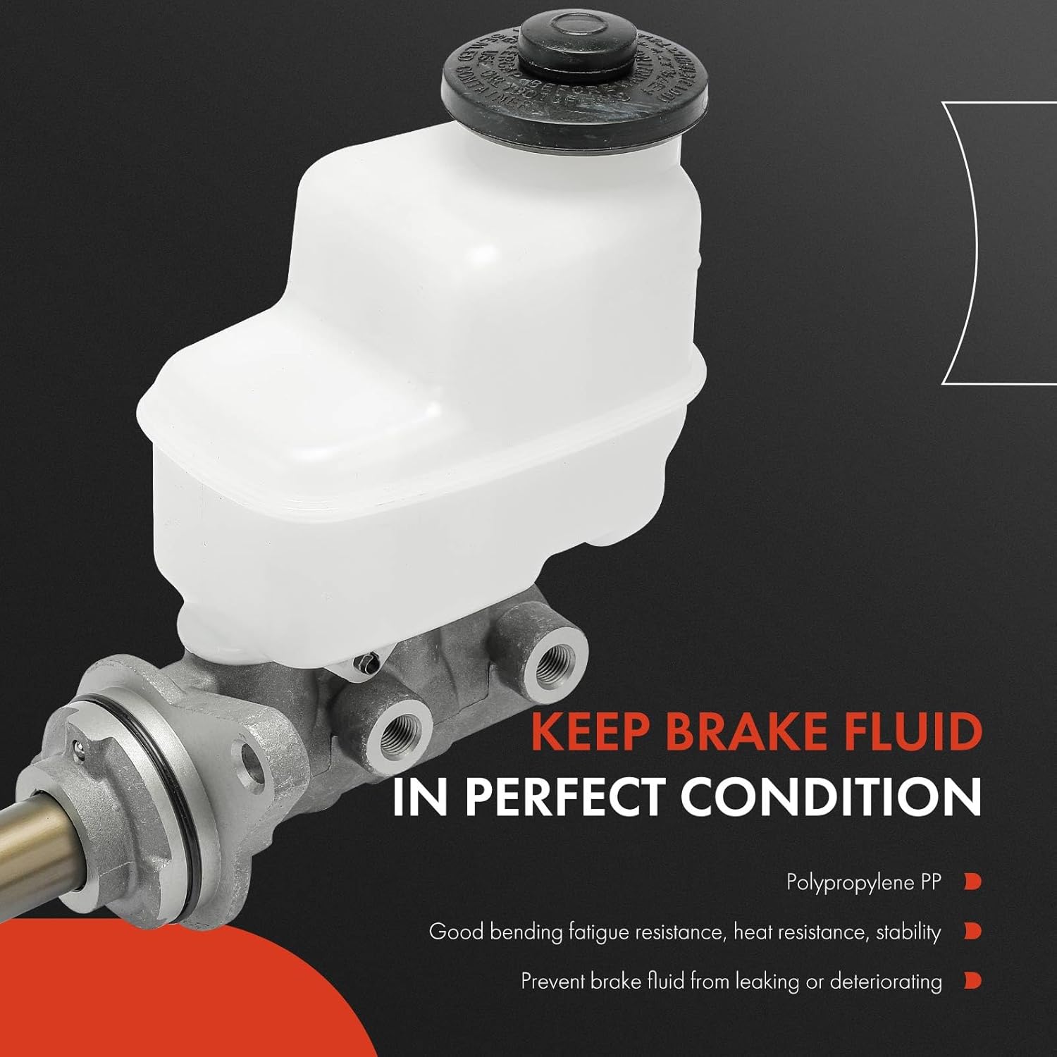 A-Premium Brake Master Cylinder with Reservoir and Sensor Compatible with Toyota RAV4 2006-2019 2.4L 2.5L 3.5L & Lexus NX200t 2015-2016 2.0L, NX300h 2015-2016 2.5L, NX300 2018-2020 2.0L
