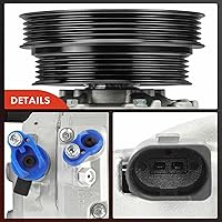Vista 7 de A-Premium Compresor de aire acondicionado con embrague compatible con Volkswagen Jetta 2005-2014, Passat 2012-2014, Golf Beetle Cabrio R32 Rabbit