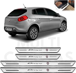 Soleira Platinum Fiat Bravo 2010 2011 2012 a 2014 2015 2016